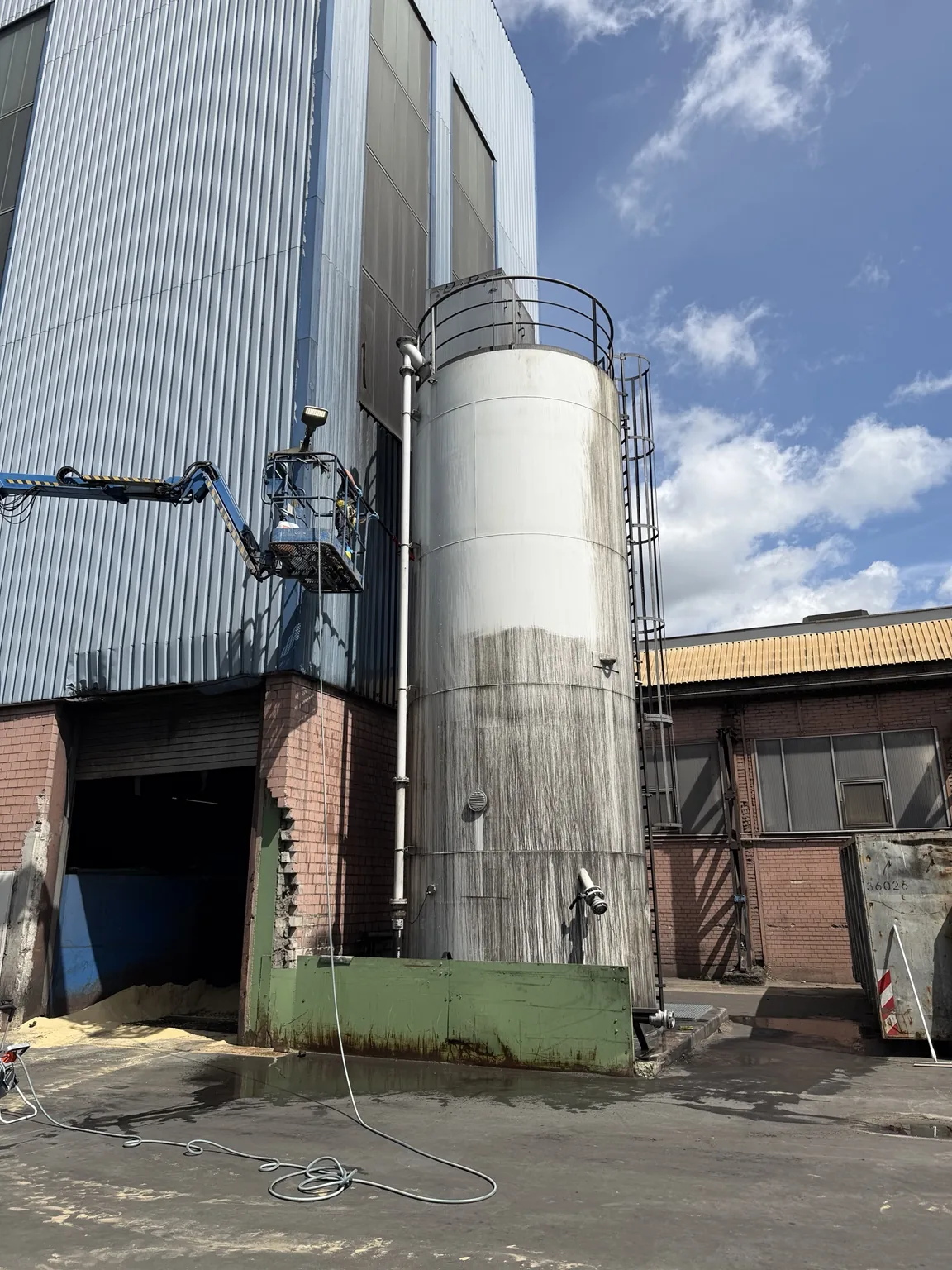 Gereinigter Industriebehälter